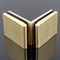 Коннектор стекло-стекло SERVICE PLUS K03-201BGD/brass - фото 16871281