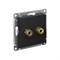 Двухместная аудиорозетка Systeme Electric AtlasDesign - фото 16884049