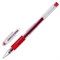 Ручка гелевая с грипом PILOT "G-1 Grip", КРАСНАЯ, корпус прозрачный, узел 0,5 мм, линия письма 0,3 мм, BLGP-G1-5, BLGP-G1-5 R - фото 16900544