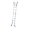 Телескопическая лестница-стремянка Svelt scalissima 6+6 ступеней - фото 16910362