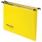 Подвесные папки А4 (350х245 мм), до 80 листов, КОМПЛЕКТ 5 шт., пластик, желтые, BRAUBERG (Италия), 231798 - фото 16912728