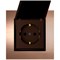 Розетка Metronex Exclusive Champagne Metallic - фото 16926286