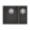 Кухонная мойка Lemark SINARA 550.2-U цвет: серый шёлк - фото 16942005