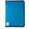 Папка на молнии пластиковая, А4, объемная, 335х240х20 мм, тонированная синяя, BRAUBERG, Россия, 226035 - фото 16959606