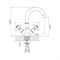 Смеситель для раковины Ekko E13024 - фото 16997181