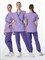 Костюм женский Симпл-001 (тк.Смесовая,120) MedLine, фиолетовый/сирень - фото 16999272