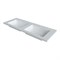 Двойная прямоугольная полувстраиваемая раковина для ванной uperwood Modul_120 см - фото 17059352