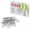 Скрепки STAFF "EVERYDAY", 22 мм, металлические, 100 шт., в картонной коробке, Россия, 220302 - фото 17072825