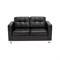 Двухместный диван Мягкий Офис с механизмом черный - фото 17112085