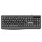 Клавиатура проводная бесшумная USB, 104 клавиши, SONNEN JK-205, черная, 513949 - фото 17163066