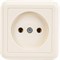 Одноместная розетка Кунцево-Электро ОПТИМА РА10-375 - фото 17166913
