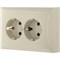 Прямая двойная розетка LK Studio 863701-1 - фото 17174228