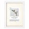 Рамка 21х30 см с паспарту 13х18 см небьющаяся, багет 26 мм МДФ, BRAUBERG "Ambassador", белая, 391366 - фото 17215968