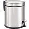 Ведро мусорное с педалью 5 литров "Classic Plus", ЗЕРКАЛЬНОЕ, нержавеющая сталь, со съемным внутренним ведром, LAIMA, ТУРЦИЯ, 608112 - фото 17216140