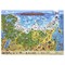 Интерактивная деревянная карта-пазл GLOBEN "Карта нашей Родины", 41х29 см, 100 элементов, PAG5206 - фото 17225680