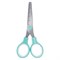 Ножницы BRAUBERG KIDS 130 мм, ручки мятные, закругленные лезвия с линейкой, 274062 - фото 17238557
