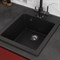 Кухонная мойка Teymi Helmi 50x42, черная матовая T120104 - фото 17250935