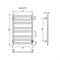 Электрический полотенцесушитель Ника STEP-5 (У) 80/50 - фото 17258739