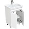 Тумба с раковиной Onika милтон квадро 55 напольная, белая (раковина визит 55) - фото 17269235