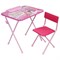 Комплект детской мебели розовый ПРИНЦЕССА: стол + стул, пенал, BRAUBERG NIKA KIDS, 532635 - фото 17283326