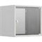 Настенный телекоммуникационный шкаф NTSS LIME 15U 550x450x770мм, 2 профиля 19, дверь стеклянная, боковые стенки несъемные, разобранный, серый - фото 17302816