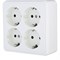 Четырехместная розетка LK Studio 813804 - фото 17304216