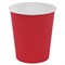 Стакан одноразовый бумажный 250/273 мл, D 80 мм, красный, КОМПЛЕКТ 1000 шт., холодное/горячее, WELDAY (ВЭЛДЭЙ), 702693 - фото 17307851