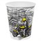 Стакан одноразовый бумажный 250/273 мл, D 80 мм, с печатью "ГОРОД", КОМПЛЕКТ 50 шт., холодное/горячее, WELDAY (ВЭЛДЭЙ), 702695 - фото 17307853