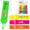 Набор текстовыделителей 4 НЕОНОВЫХ ЦВЕТА, STAFF "EVERYDAY HL-707", линия 1-5 мм, скошенный наконечник, 152548 - фото 17318787