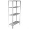 Стеллаж металлический BOOMHOUSE (БУМХАУС) 1500x750x300 мм, 4 полки, нагрузка на стеллаж до 120 кг, белый, 291419 - фото 17323742