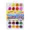 Краски акварельные ЮНЛАНДИЯ "ДОМИКИ", 28 цветов, круглые кюветы 28 мм, пенал, 192632 - фото 17338668