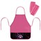 Фартук с нарукавниками для уроков труда BRAUBERG, 3 кармана, 46x54 см, "Pink lava", 273641 - фото 17342826