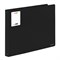 Папка на 4 кольцах БОЛЬШОГО ФОРМАТА А3, ГОРИЗОНТАЛЬНАЯ, 30 мм, до 250 листов, черная, 0,8 мм, STAFF, 274003 - фото 17370187