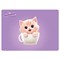 Настольное покрытие ЮНЛАНДИЯ для труда и творческих занятий, ПВХ, "Surprise cup", 50х70 см, 274622 - фото 17410571