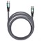 Кабель Type-C - Type-C, 1 м, 3 А, SMARTBUY, для быстрой зарядки и передачи данных, черный, FCTRANSP-BLACK - фото 17418177