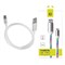 Кабель с LED-подсветкой USB 2.0-Type-C, 1 м, RED LINE, белый, УТ000022103 - фото 17419955
